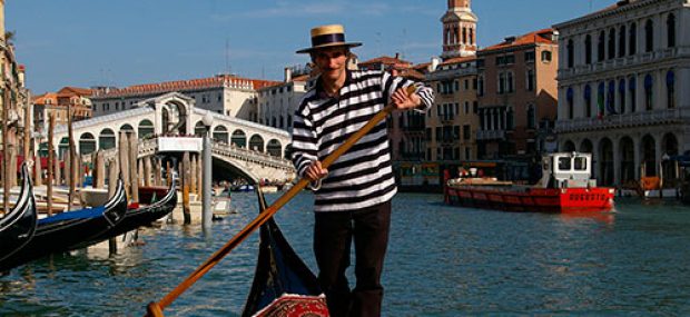 Gondolero de Venecia