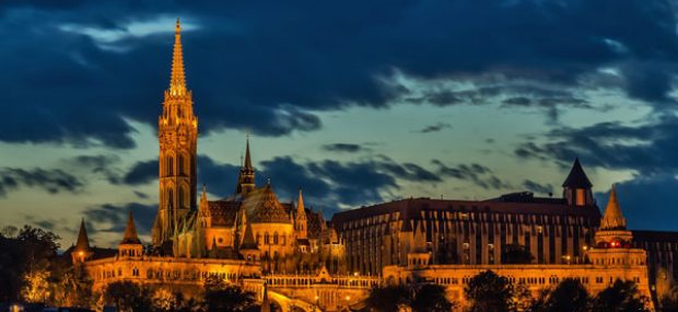 Anochecer en Budapest